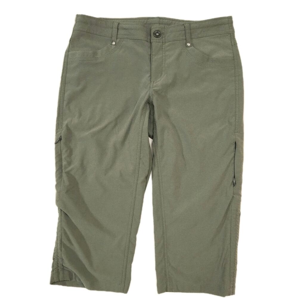 KUHL Tekr Capri Pants Women's Size 6 Green Utility Outdoor Hiking Trail